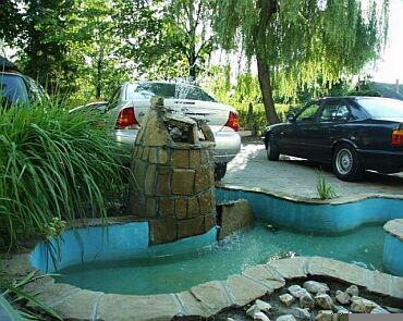 Hotel at Lake Balaton - Hotel Korona Siofok - fountain