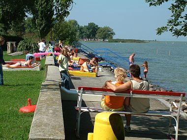 Hotel Boglar - beach - 3-star resort hotel at lake Balaton