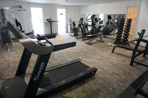 Fitness room of Wellness Hotel Azur in Siofok