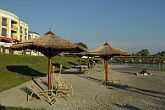 The beach of Polus Palace Thermal Golf Club Hotel in God - exclusive 5 star hotle in Hungary - Polus Palace Thermal Golf Club Hotel God