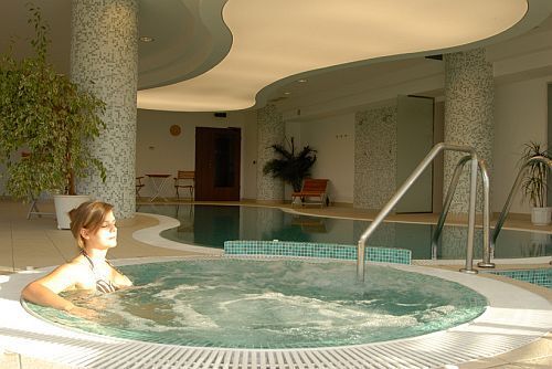 Jacuzzi in the wellness section of Szepia Bio Art Hotel - 4-star wellness hotel in Zsambek