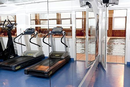 Fitness room of Hotel Helikon at Lake Balaton with wellness facilities
